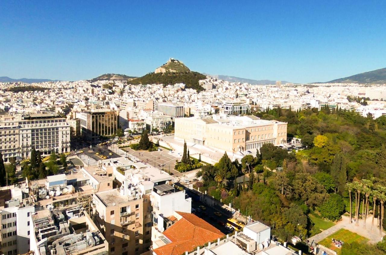 Athens Stylish Studio In Front Of Syntagma Metro Stop For 2 Eksteriør billede